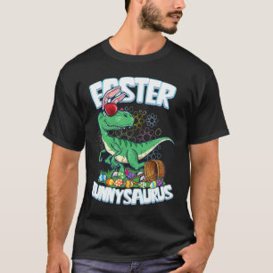 Oster-Dinosaurier-Shirt Hase Ei Jagd Kinder Jungen T-Shirt
