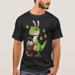 Oster-Dinosaurier Trex-Ei-Jagd Jungen Kinder Bis T-Shirt