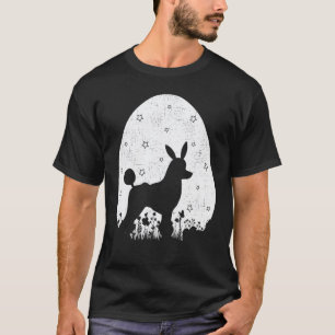 Oster-Ei im Vintage-Retro-Stil Pudel Hund Ostern T-Shirt