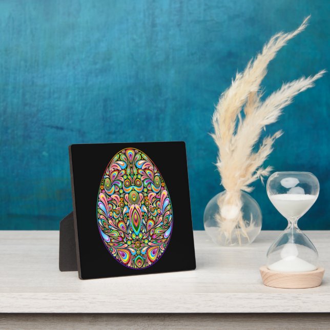 Oster-Ei-Psychedelic-Design-Kinder-Bio-T-Shirt Fotoplatte (InSitu)