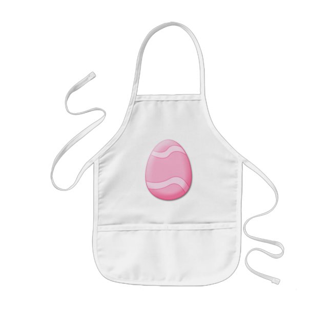 Oster-Ei (rosa) Kinder-Schürze Kinderschürze (Vorne)