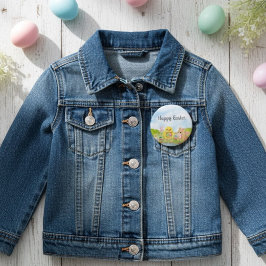 Oster-Eier-Brunch-Küken-Osterhasen-Party Button