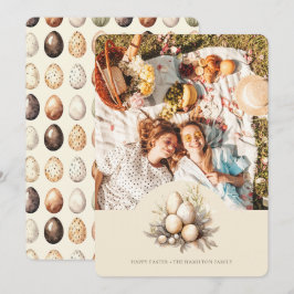 Oster-Eier-Design mit personalisierter Foto Feiertagskarte