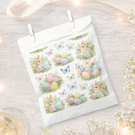 Oster-Eier & Hasen Blumen & Schmetterlinge Geschenktütchen