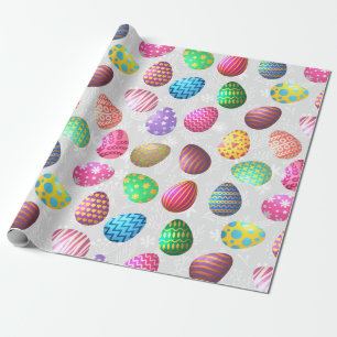 Oster-Eier in Vintage-Farben Geschenkpapier