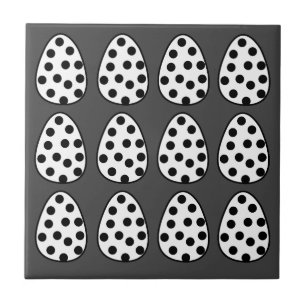 Oster-Eier Punktmuster Frohe Ostern Fliese