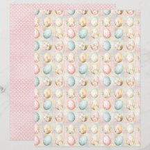 Oster-Eier-Schabablatt Papier