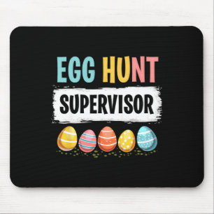 Oster-Eier-Such-Aufseher 3 Mousepad