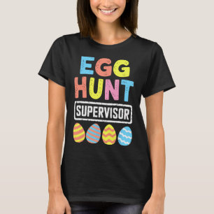 Oster-Eier-Such-Aufseher-Hase-Bunny-Ostertag T-Shirt