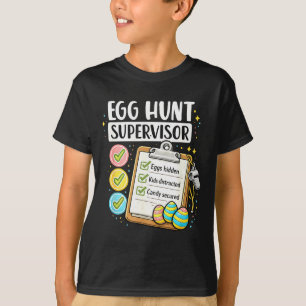 Oster-Eier-Such-Aufseher Männer Frauen Ostern Vate T-Shirt