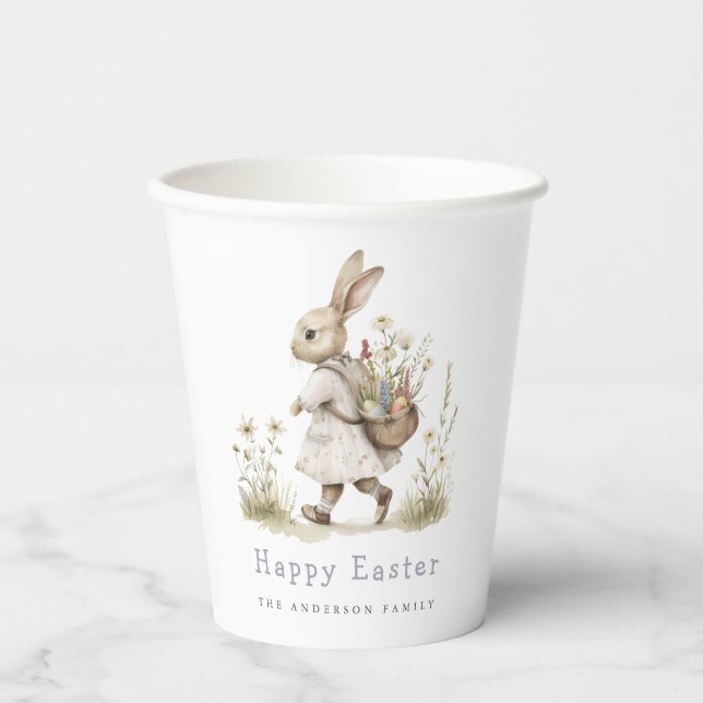 Oster-Eier-Suche mit Wasserfarben Pappbecher (Vorderseite)