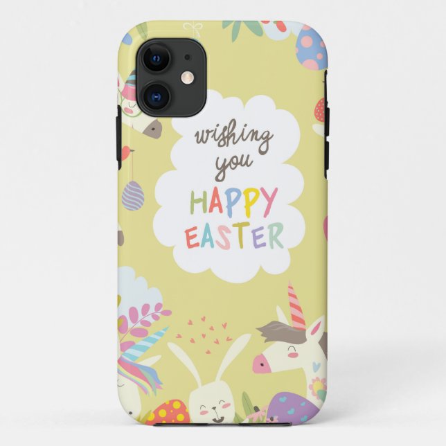 Oster-Einhorn Case-Mate iPhone Hülle (Rückseite)