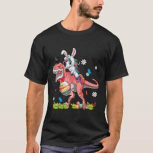 Oster-Einhorn-Reit-T-Rex-Hasen-Kostüm-Geschenk T-Shirt