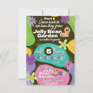 Oster-Einladung Jelly Bean Gartenparty Teil 2 Einladung