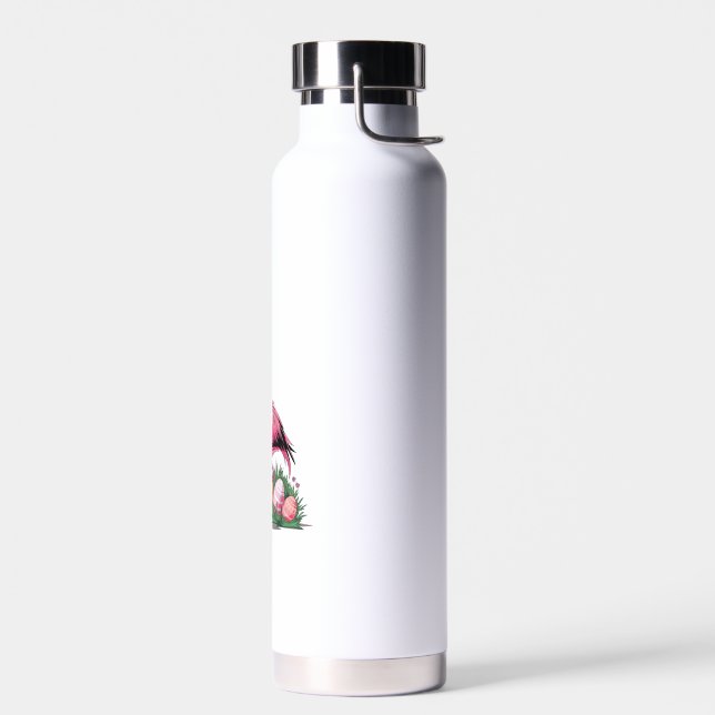 Oster-Flamingo-T-Shirt Trinkflasche (Links)