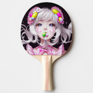 Oster/Frühling Anime Girl Tischtennis Schläger