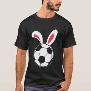 Oster-Fußball-Hasenohren Frohes Ostertag Sport T-Shirt