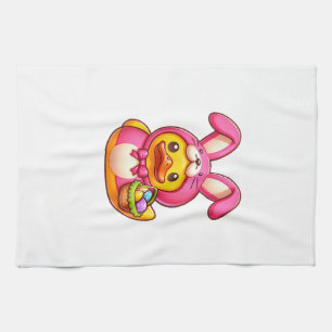 Oster-Gelber-Gummi-Enten-Kreuzfahrtschiff-Kreuzfah Geschirrtuch