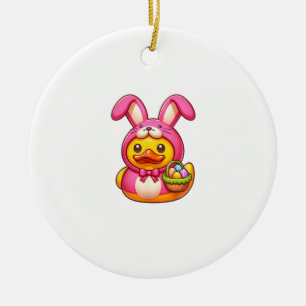 Oster-Gelber-Gummi-Enten-Kreuzfahrtschiff-Kreuzfah Keramik Ornament
