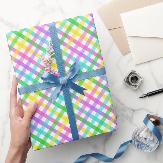 Oster Gingham 8 Geschenkpapier (Schenken)