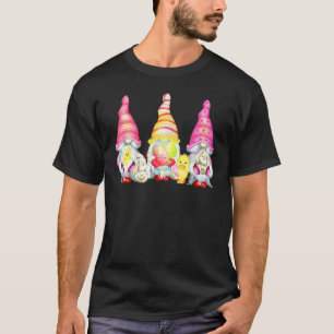 Oster-Gnoms-Garten-Hase und Ente Frohe Ostern T-Shirt