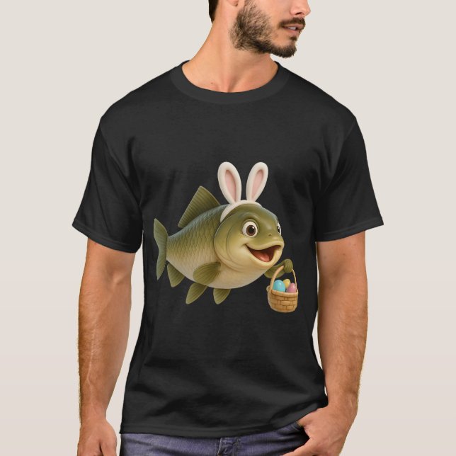 Oster-Gras Karpfen T-Shirt (Vorderseite)