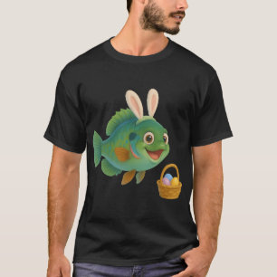 Oster-Grün-Sonnenfisch T-Shirt
