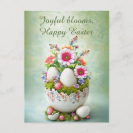 Oster-Grußkarte Floral Frühling Elegant Postkarte