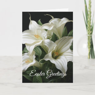 Oster-Grußkarte Osterlilie Karte