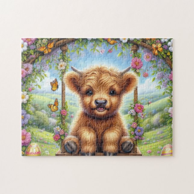 Oster Highland-Rind Puzzle (Horizontal)
