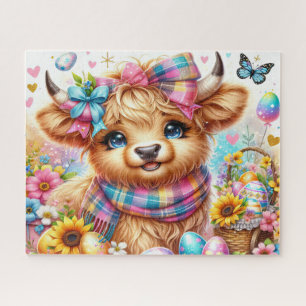 Oster-Hochlandkuh-Puzzle Puzzle