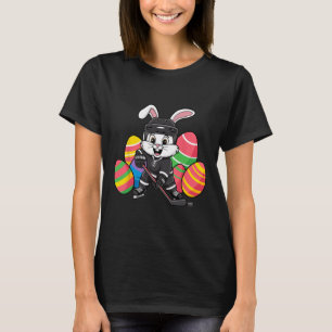 Oster-Hockey-Hase – Lustiges Eis-Sport-Design für T-Shirt