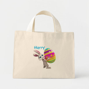 Oster-Jagd-Tasche für Kinder - Osterhase Mini Stoffbeutel