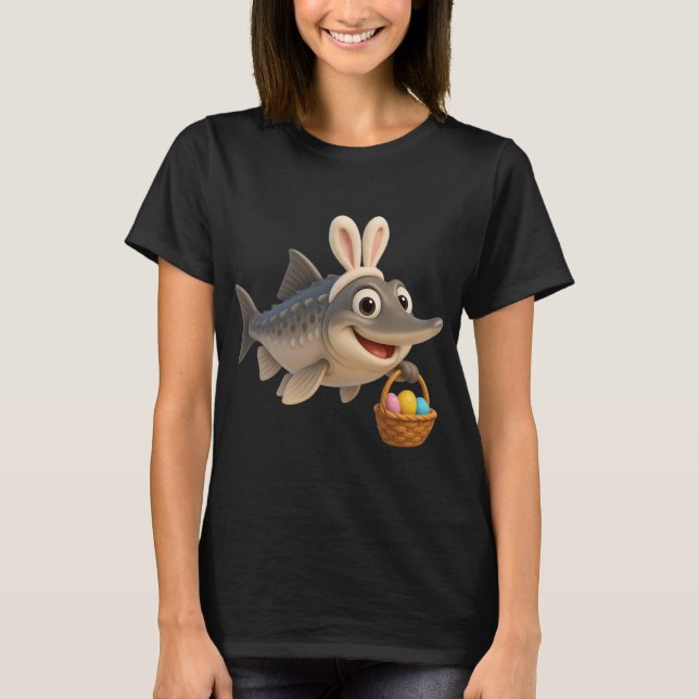 Oster-Kaluga-Stör T-Shirt (Vorderseite)
