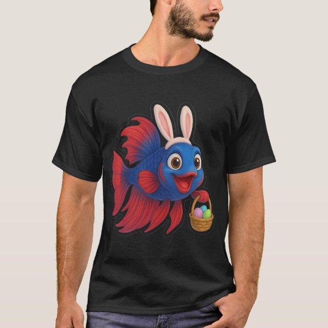 Oster Kampffisch T-Shirt (Vorderseite)