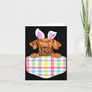 Oster-Karohund Vizsla-Hasen-Hund Karte