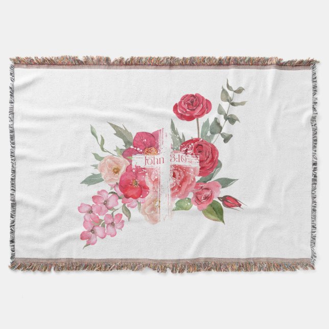 Oster/Kreuz/John3:16/Jesus Decke (Vorderseite)