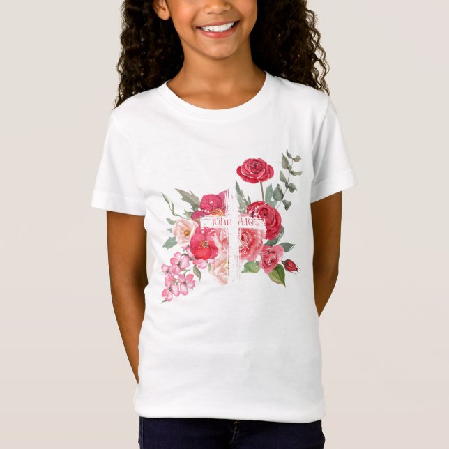 Oster/Kreuz/John3:16/Jesus T-Shirt (Vorderseite)