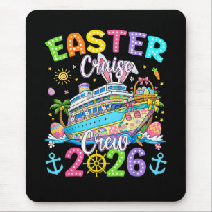 Oster-Kreuzfahrt-Crew 2026 passende Familienferien Mousepad