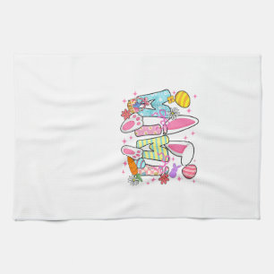 Oster Mimi Bunny Ohren Kokette Schleife Osterhase  Geschirrtuch