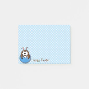 Oster-Owl - blau Post-it Klebezettel