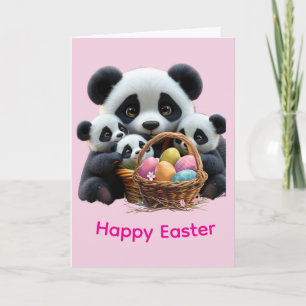 Oster-Panda-Bär Karte