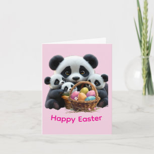 Oster-Panda-Bär Karte