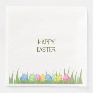 Oster-Papier-Servietten   Pastell-Ei-Design Serviette