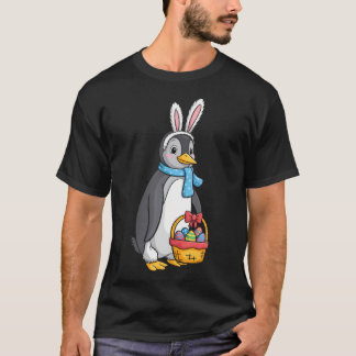 Oster-Pinguin-Hasen-Eier-Korb Süß T-Shirt