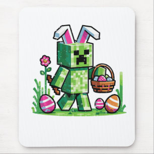 Oster-Pixel-Gaming-Hase-Eierjagd Mousepad