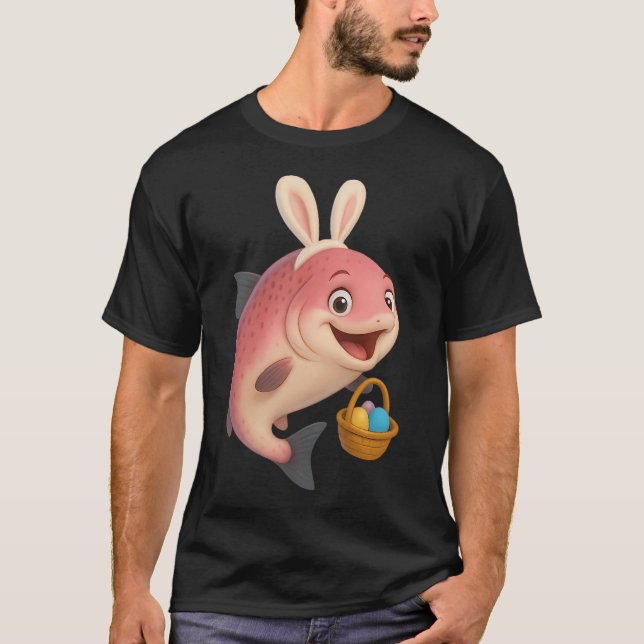 Oster-Rotlachs T-Shirt (Vorderseite)