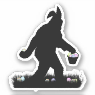 Oster-Sasquatch Aufkleber