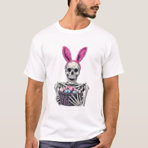 Oster-Schädel - Lustiger Bunny-Skelett T-Shirt