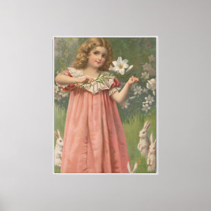 Oster-Schönheiten, Vintage-Illustration, 1898 Leinwanddruck